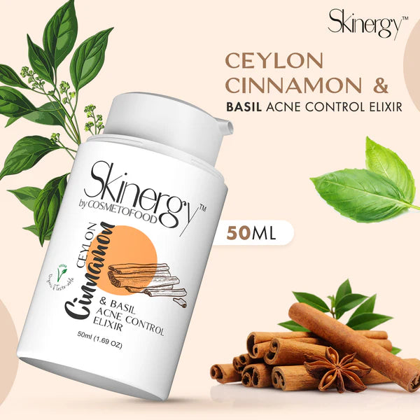 SkinEnergy Cinnamon and Basil Acne Elixir - 50ml