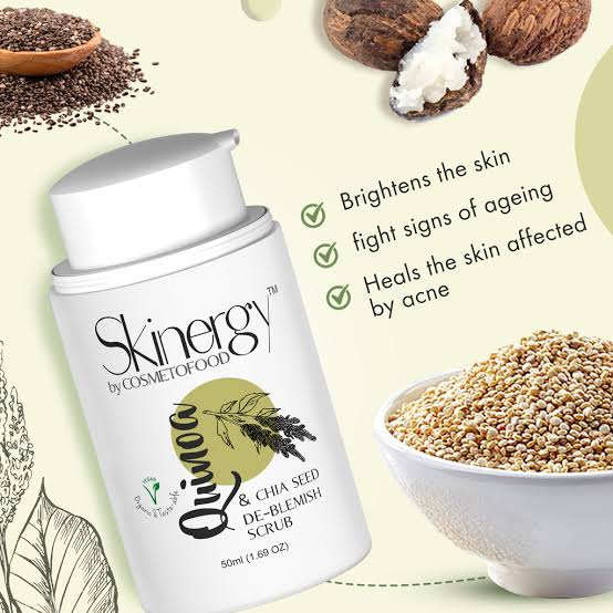 SkinEnergy Quinoa and Papaya De-Blemish Scrub - 50ml