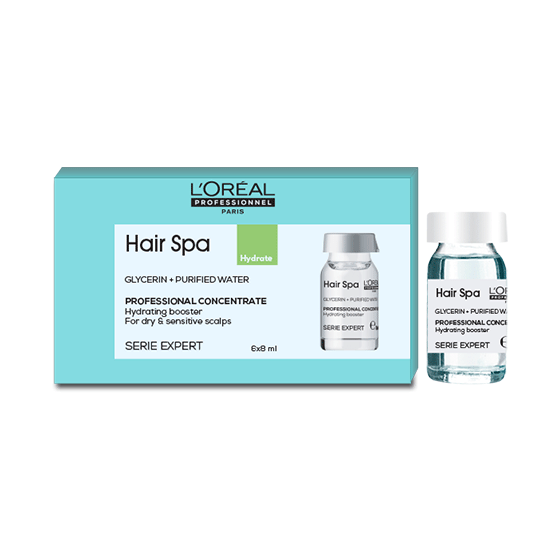 L'Oréal Hair Spa Hydrating Concentrate - 6pcs x 8ml