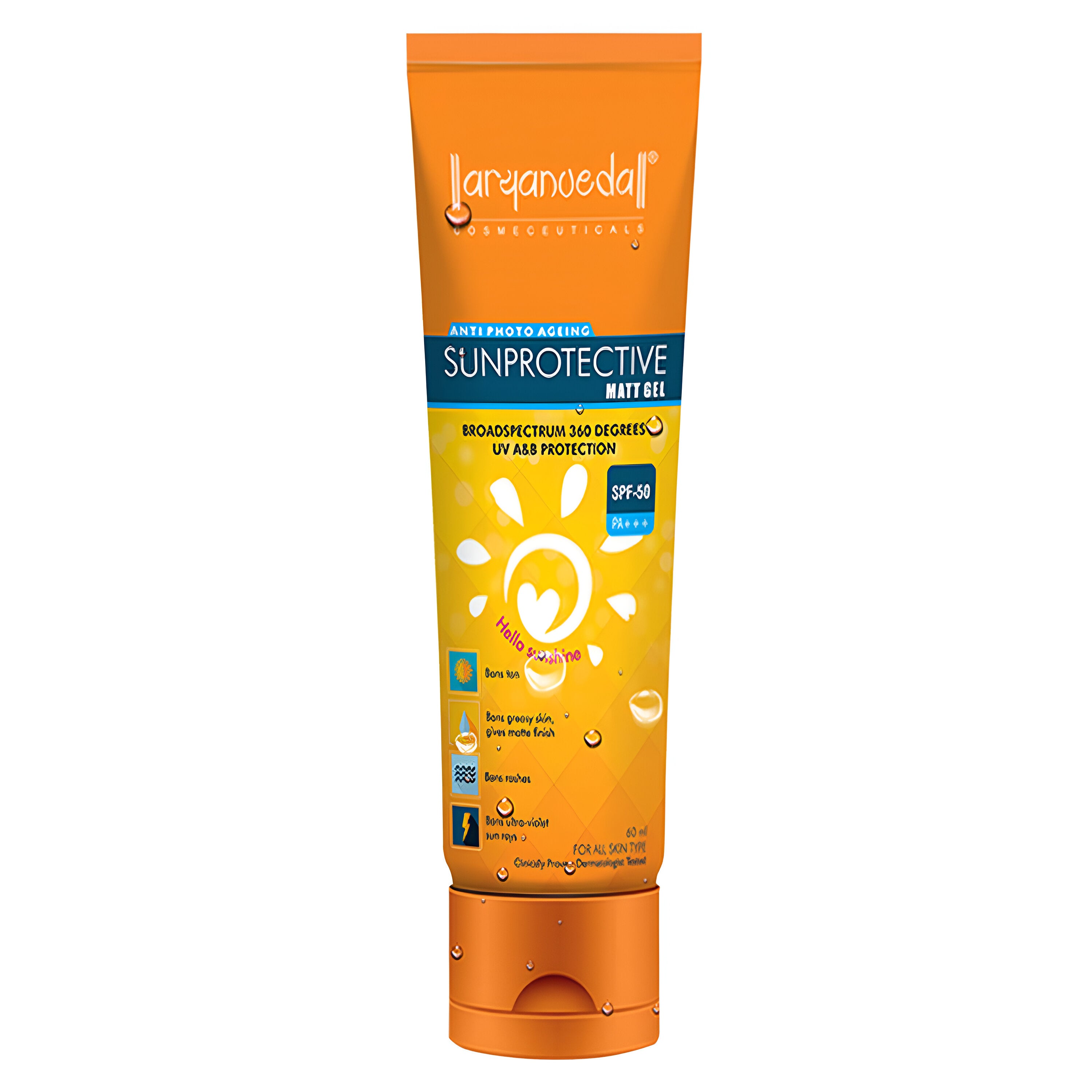 Aryanveda Sun Protective Matte Gel SPF 50 - 60ml