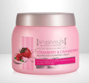 Aryanveda Strawberry & Cranberry Massage Cream - 400g