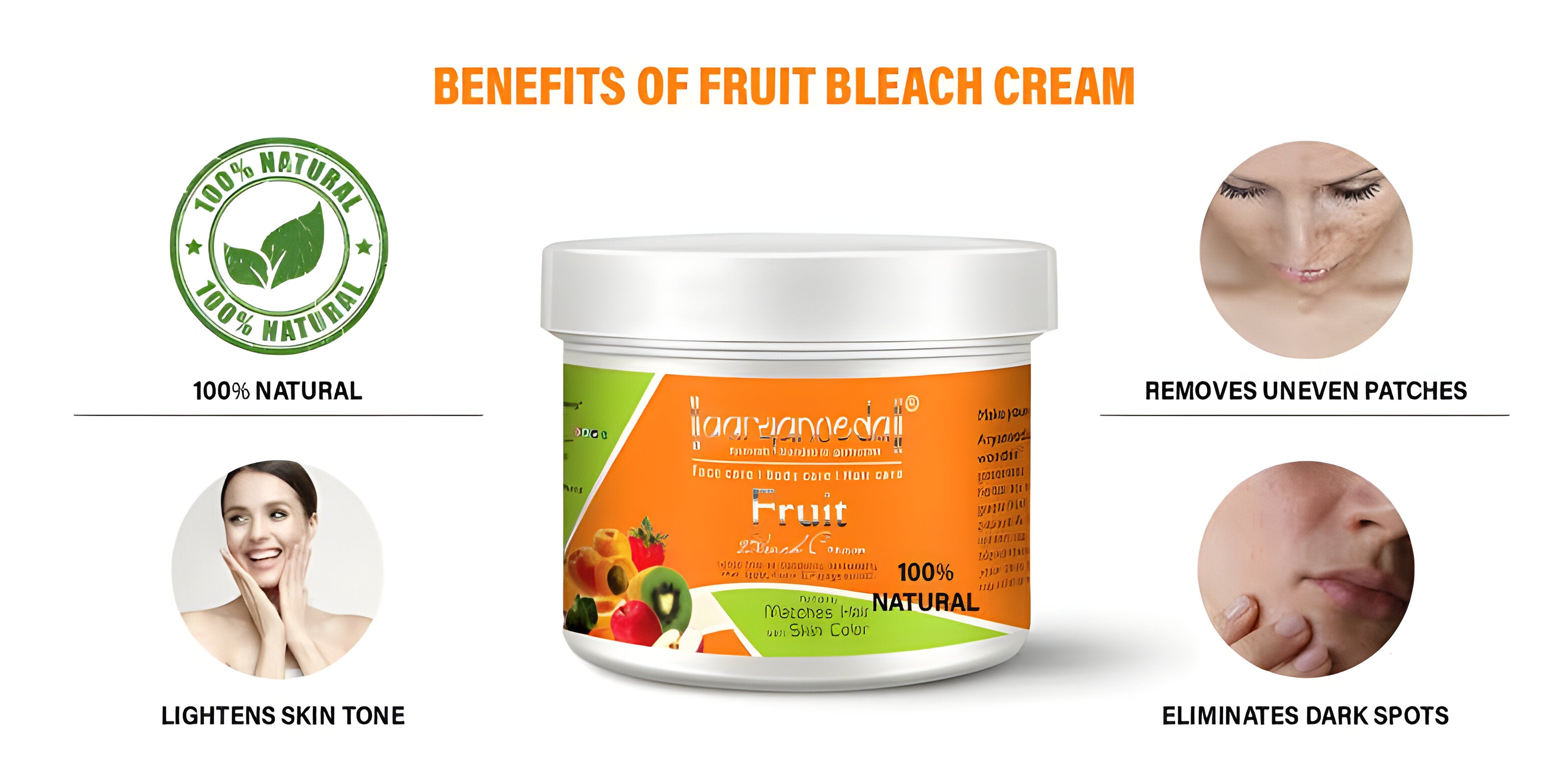 Aryanveda Fruit Bleach - 250g Expiry 6/26
